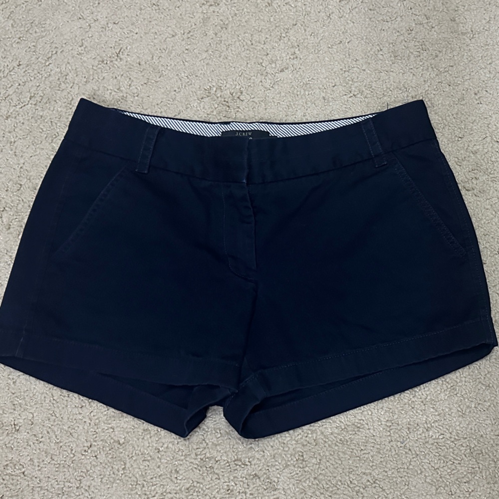 J.Crew Women's Navy Chino Shorts